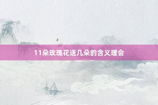 11朵玫瑰花送几朵的含义理会